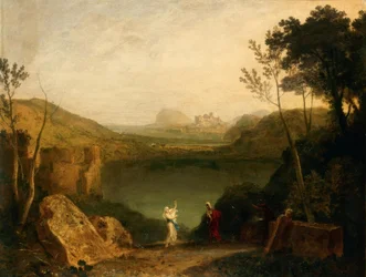 Énée et la Sibylle, Lac Averne